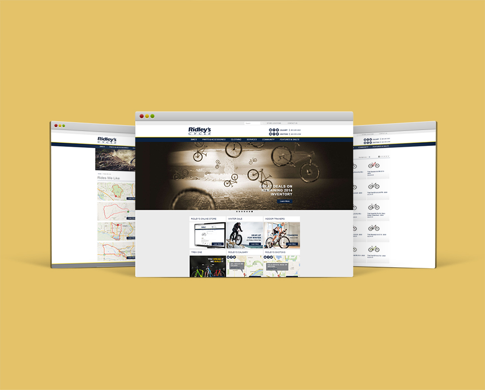 Ridley's Cycle Website