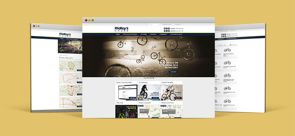 Ridley's Cycle Website
